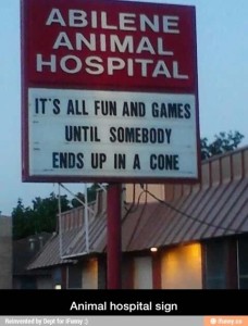 Funny Animal Hospital sign