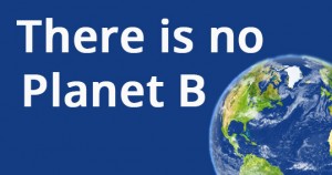 text with planet earth